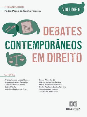 cover image of Debates contemporâneos em Direito, Volume 6